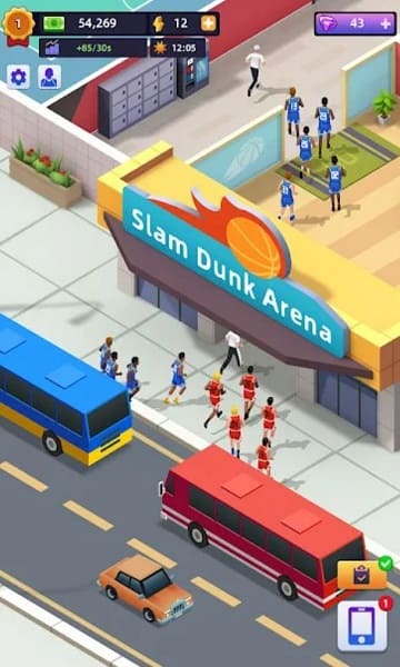 Idle Basketball Arena Tycoon Screenshot1