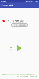 Canada VPN -Plugin for OpenVPN Screenshot1