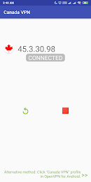 Canada VPN -Plugin for OpenVPN Screenshot2