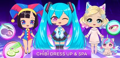 Chibi Dress Up Beauty Salon Screenshot1