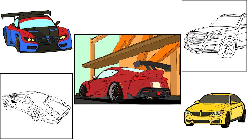 Cars Paint by Number Vehicles Screenshot3