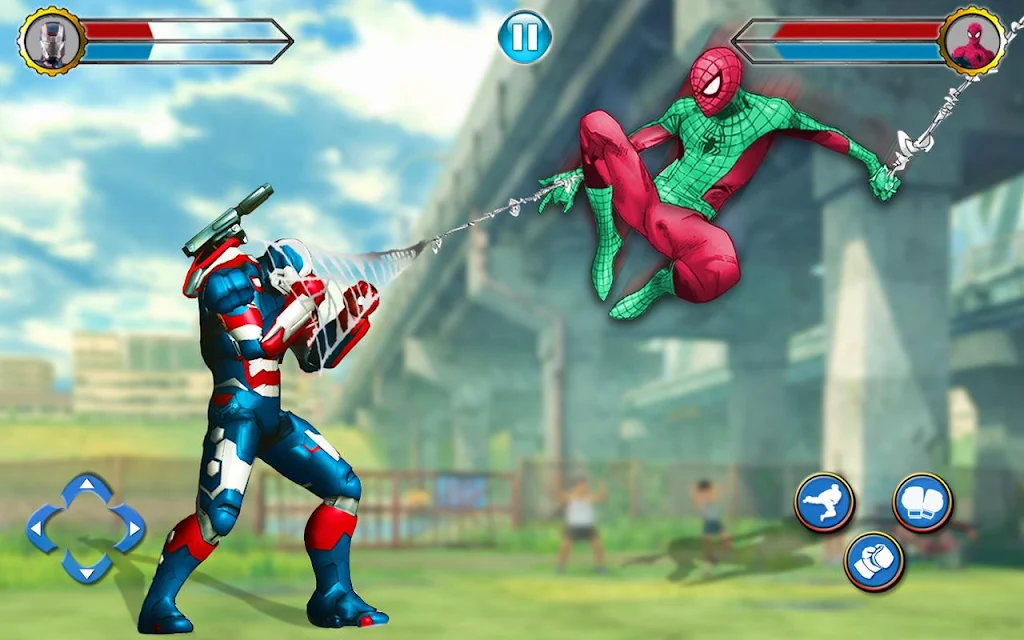 Real Superhero Kick Fighting 2019: Fighting Games Screenshot2