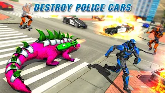 Croc Robot Car Game:Robot Game Screenshot6