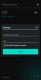 VPNSocks Client Screenshot1