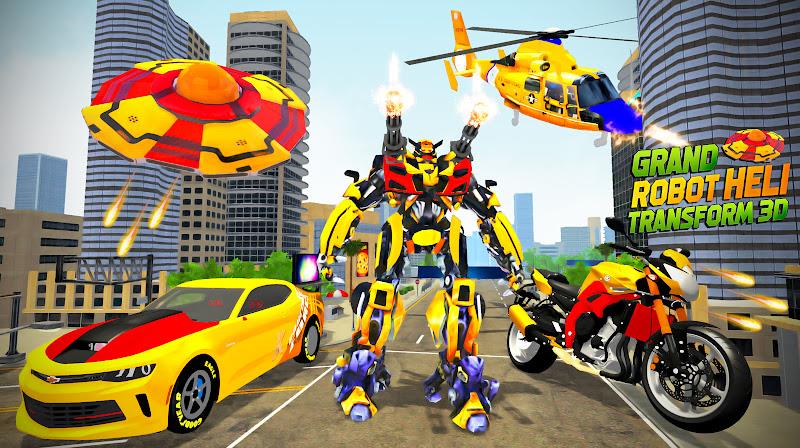 Helicopter Robot Car Transform Screenshot1