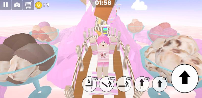 ice cream tower swirl parkour Screenshot7