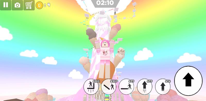 ice cream tower swirl parkour Screenshot3