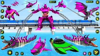 Croc Robot Car Game:Robot Game Screenshot2