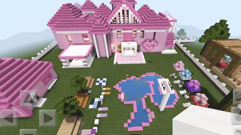 Pink houses for minecraft Screenshot8