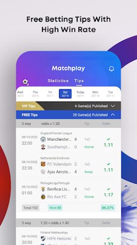 Matchplay - Live Scores & Tips Screenshot4