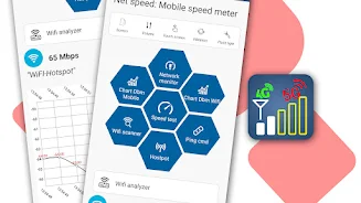 Net speed: Mobile speed meter Screenshot1