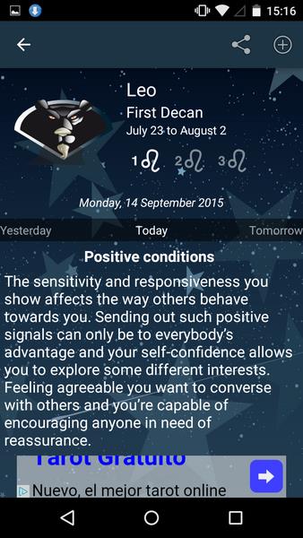 My Horoscope Screenshot1