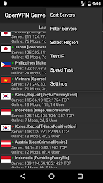 VPN Servers for OpenVPN Screenshot5