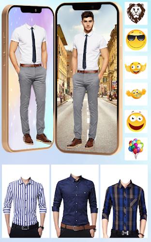 Men Formal Shirt -Photo Editor Screenshot8