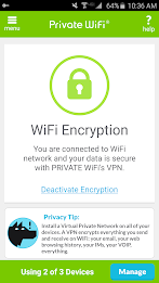 Private WiFi – A Secure VPN Screenshot4