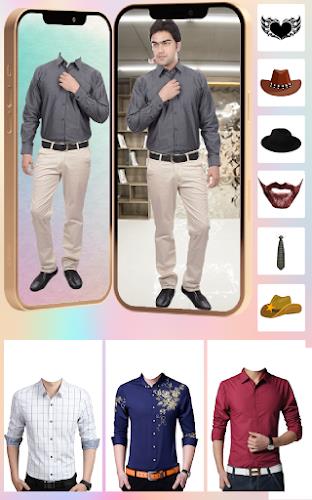 Men Formal Shirt -Photo Editor Screenshot3