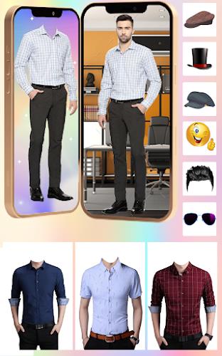 Men Formal Shirt -Photo Editor Screenshot4