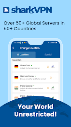 SharkVPN - Secure & Affordable Screenshot1