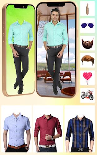 Men Formal Shirt -Photo Editor Screenshot7