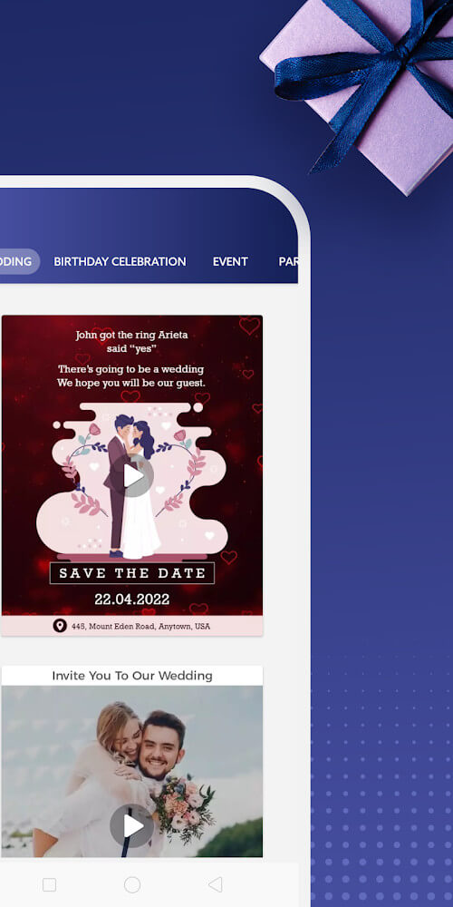 Video Invitation Maker Mod Screenshot2