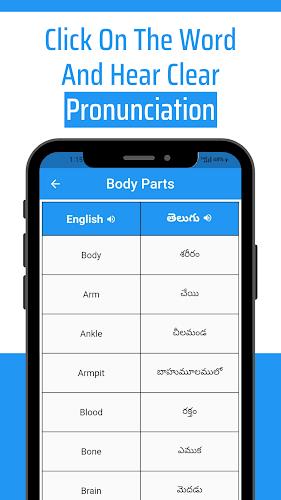 Daily Words English to Telugu Screenshot3