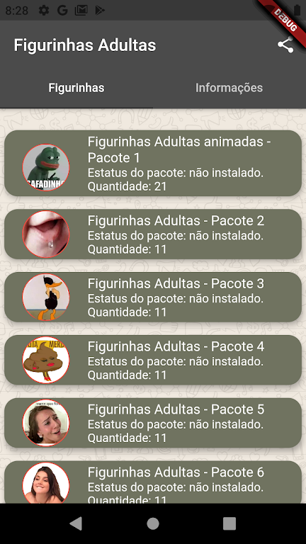 Figurinhas pesadas 18 cantadas Screenshot2