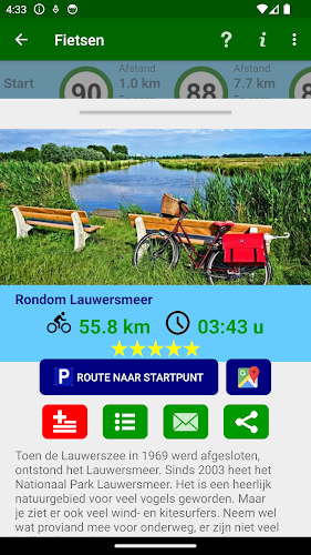Fietsknoop fietsen en wandelen Screenshot4