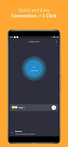 India VPN - Get Fast Indian IP Screenshot2