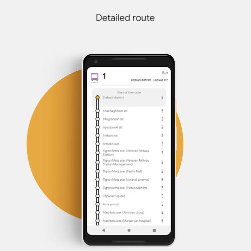 A2B. Yerevan Public Transport Screenshot3