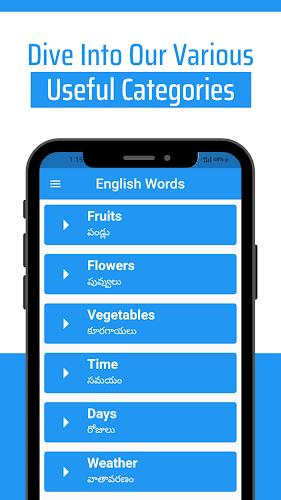 Daily Words English to Telugu Screenshot17