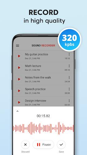 Sound Recorder Plus: Voice Rec Screenshot2