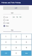 Primes and Twin Primes: List and Count Screenshot6