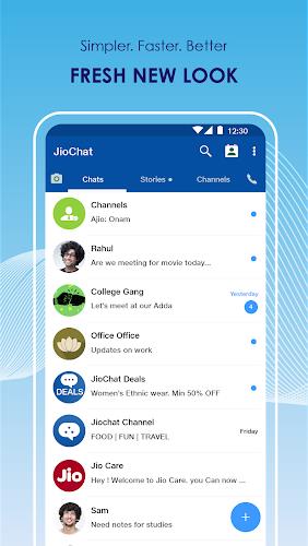 JioChat Messenger & Video Call Screenshot2