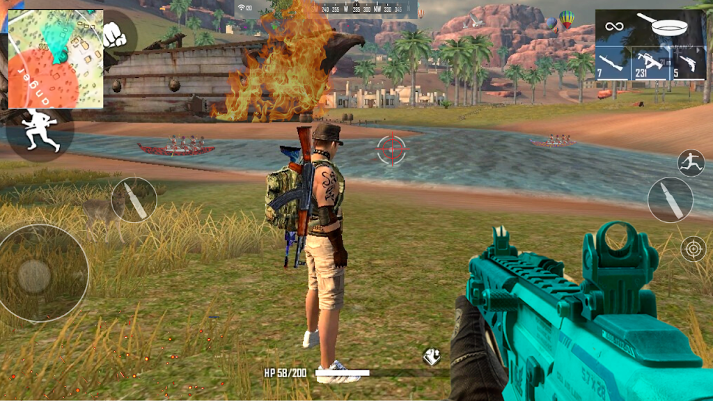 Squad Sniper Free Fire 3D Battlegrounds War 2021 Screenshot2