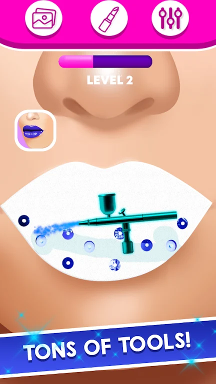 Lip Art Makeup Beauty Game - L Screenshot3