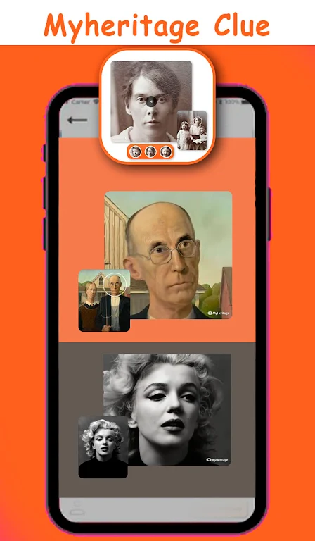 Myheritage: Deep nostalgia Animated Photos Clue Screenshot3