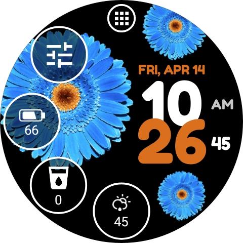 Flower Watch Face by HuskyDEV Screenshot9