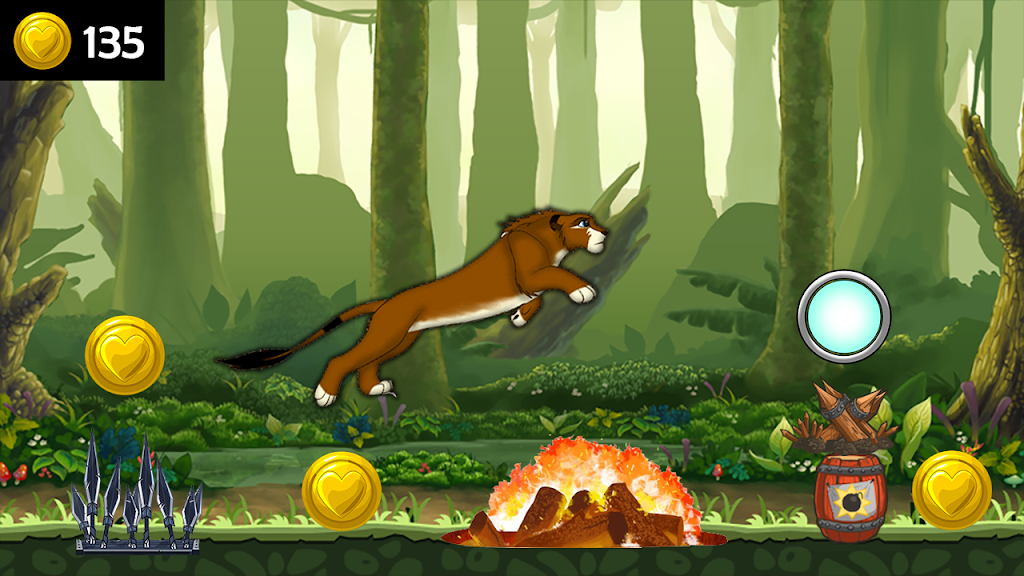 Lion kingdom run: Jungle king adventure Screenshot1