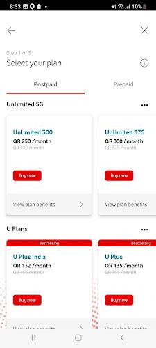 My Vodafone (Qatar) Screenshot4