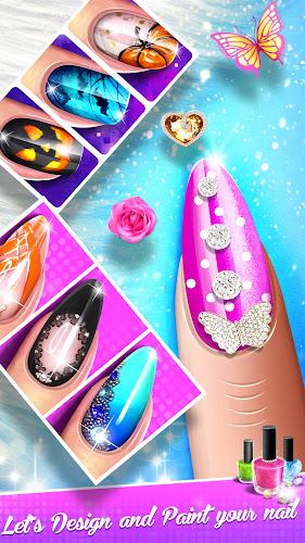 Nail Salon Fashion Makeup Game Screenshot5