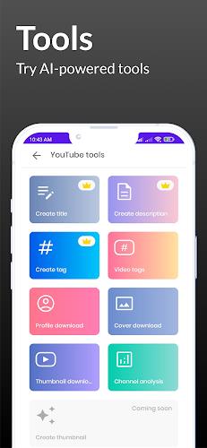 ytSocial - subs, views & tools Screenshot4