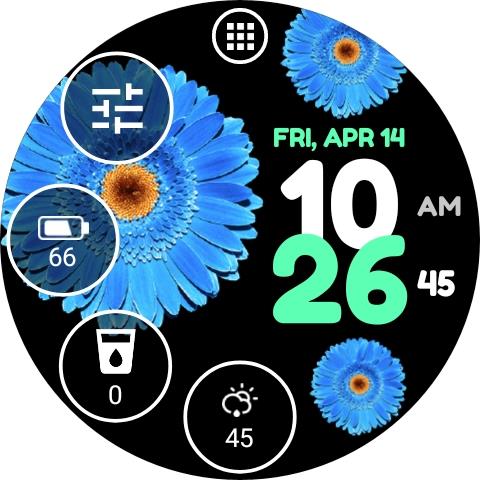 Flower Watch Face by HuskyDEV Screenshot10