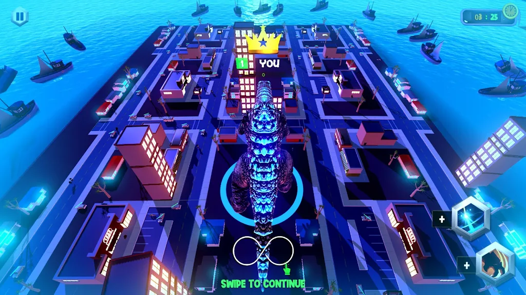 Monster Rampage: Smash City Attack Screenshot1