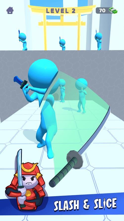 Sword Play! Ninja Slice Runner Screenshot1