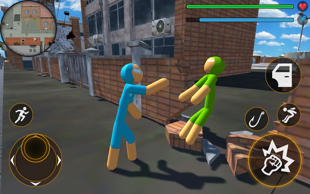 Iron Stickman Hero Rope Crime Screenshot3