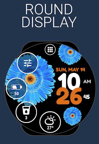 Flower Watch Face by HuskyDEV Screenshot1