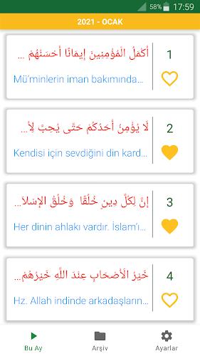 Haftanın Hadis-i Şerifi Screenshot7