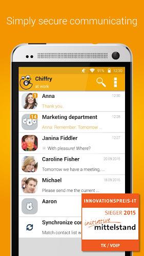 Chiffry Secure Messenger Screenshot1