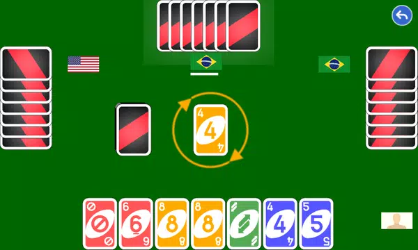 Color number card game: uno Screenshot1