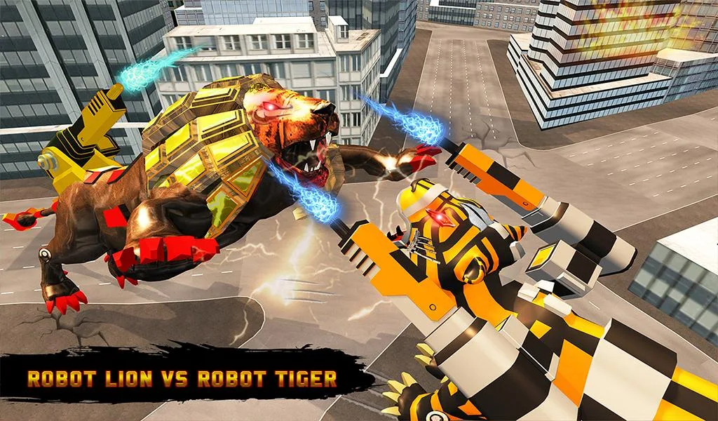 Ultimate Robot Lion Vs Tiger R Screenshot1